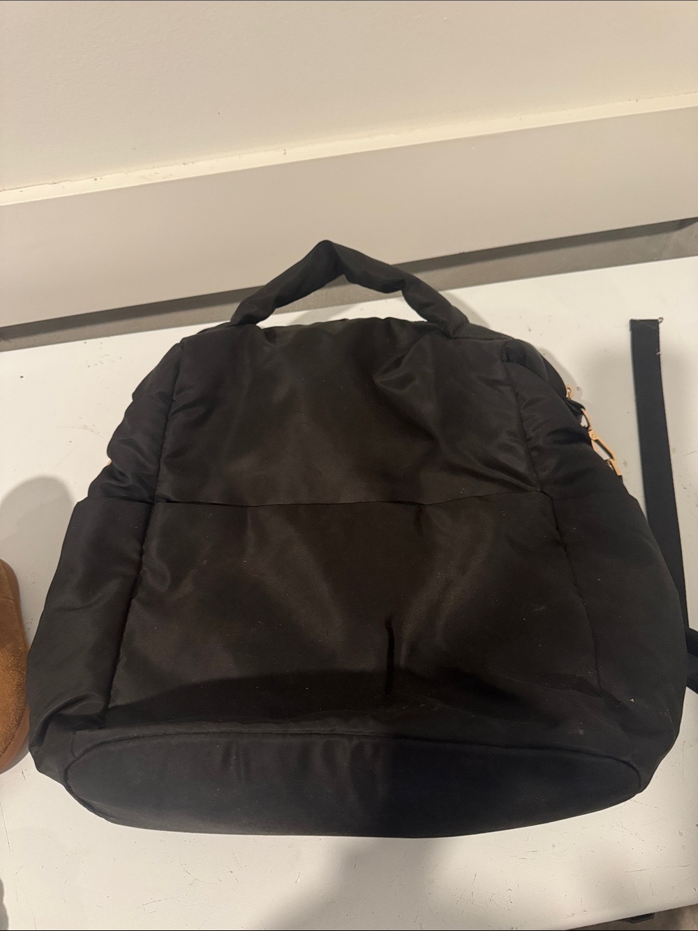 a new day Black Women's Backpack with Top Handle